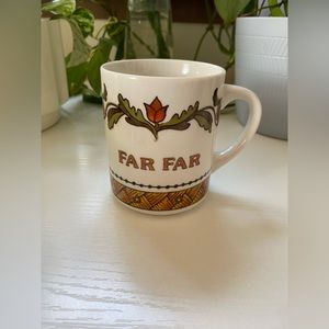 Vintage Folk Art Scandinavian Grandfather Far Far Mug Bergquist Ceramic